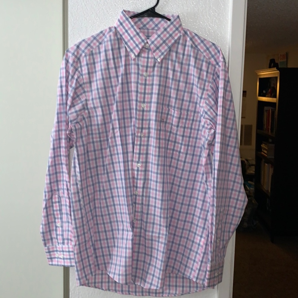 Club room long sleeve dress shirt M